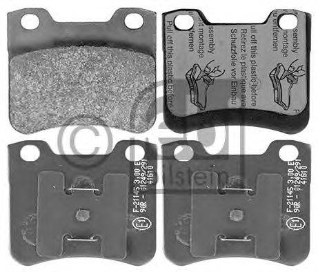 Комплект гальмівних колодок, дискове гальмо