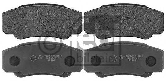 Комплект гальмівних колодок, дискове гальмо