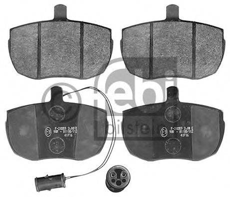 Комплект гальмівних колодок, дискове гальмо