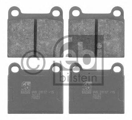 Комплект гальмівних колодок, дискове гальмо