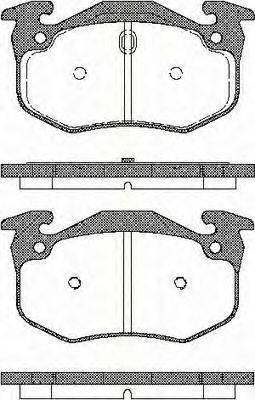 Комплект гальмівних колодок, дискове гальмо