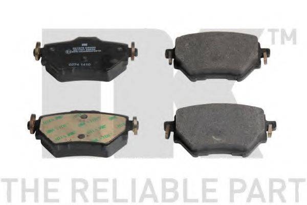 Комплект гальмівних колодок, дискове гальмо