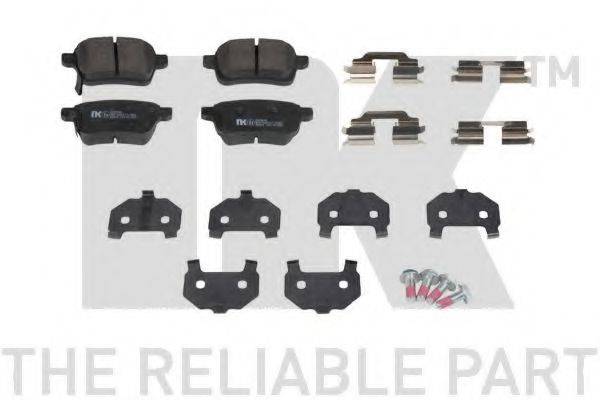 Комплект гальмівних колодок, дискове гальмо