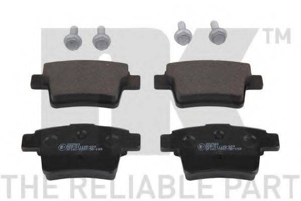 Комплект гальмівних колодок, дискове гальмо