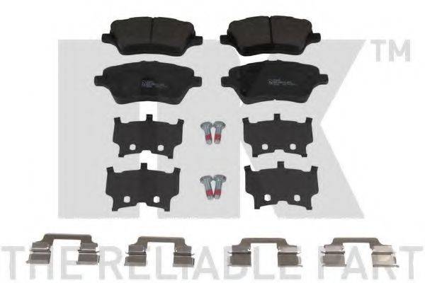 Комплект гальмівних колодок, дискове гальмо