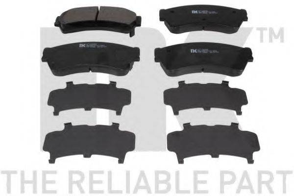 Комплект гальмівних колодок, дискове гальмо