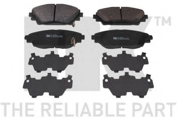 Комплект гальмівних колодок, дискове гальмо