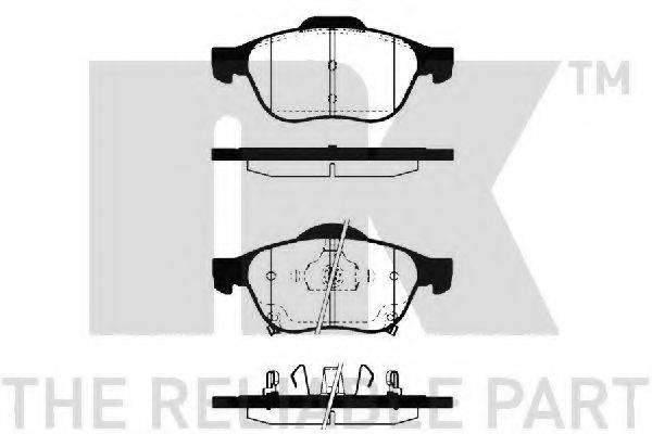 Комплект гальмівних колодок, дискове гальмо