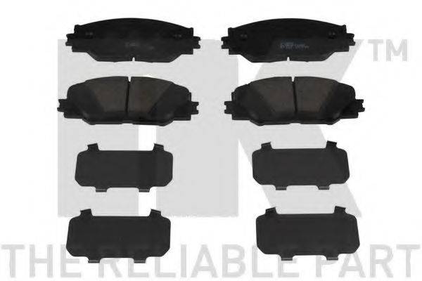 Комплект гальмівних колодок, дискове гальмо