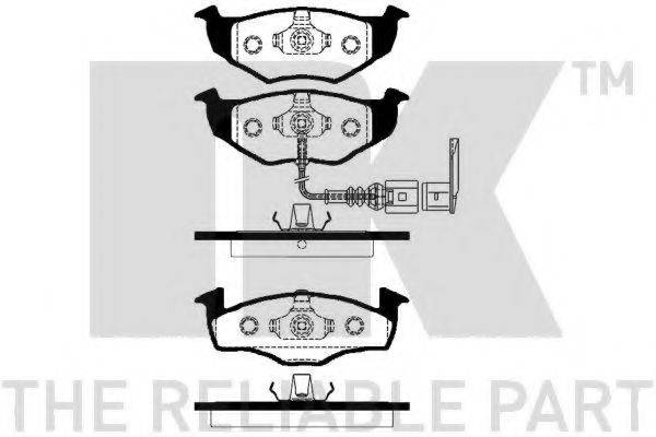 Комплект гальмівних колодок, дискове гальмо