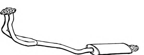 Середній глушник вихлопних газів