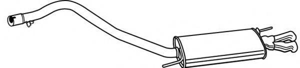 Глушник вихлопних газів кінцевий