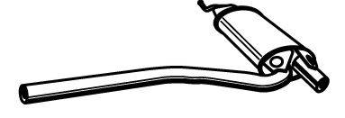 Середній глушник вихлопних газів