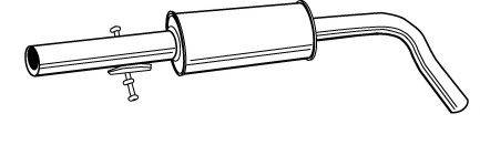 Середній глушник вихлопних газів