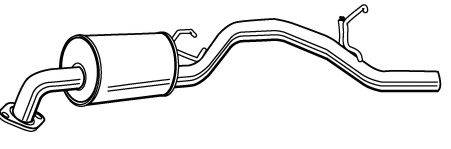 Глушник вихлопних газів кінцевий