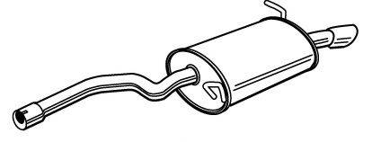 Глушник вихлопних газів кінцевий