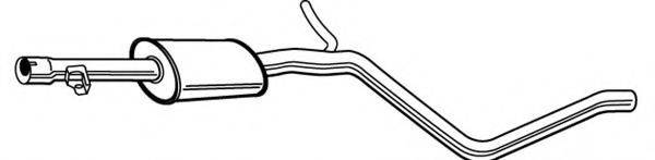 Середній глушник вихлопних газів