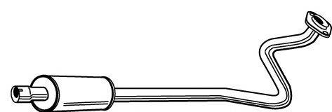 Середній глушник вихлопних газів