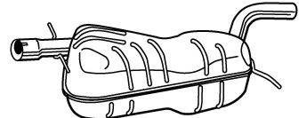 Середній глушник вихлопних газів