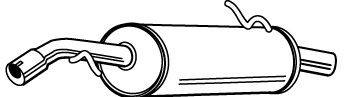 Глушник вихлопних газів кінцевий