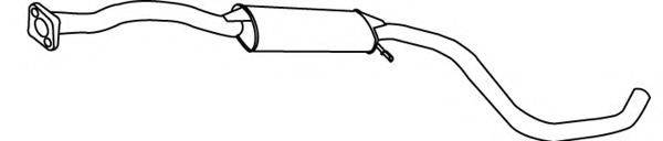 Середній глушник вихлопних газів