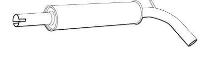 Середній глушник вихлопних газів