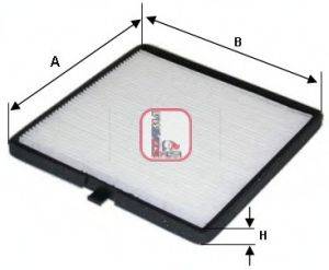 Фільтр, повітря у внутрішньому просторі