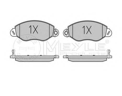 Комплект гальмівних колодок, дискове гальмо