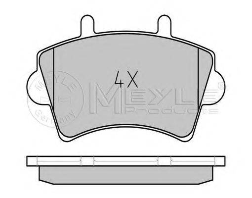 Комплект гальмівних колодок, дискове гальмо