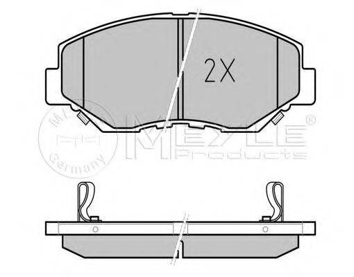 Комплект гальмівних колодок, дискове гальмо