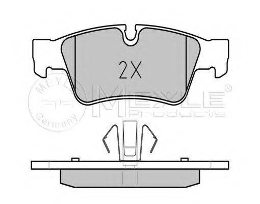 Комплект гальмівних колодок, дискове гальмо