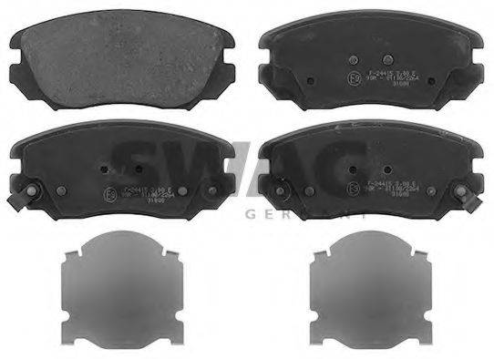 Комплект гальмівних колодок, дискове гальмо