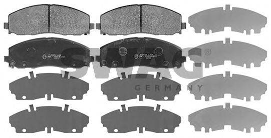 Комплект гальмівних колодок, дискове гальмо