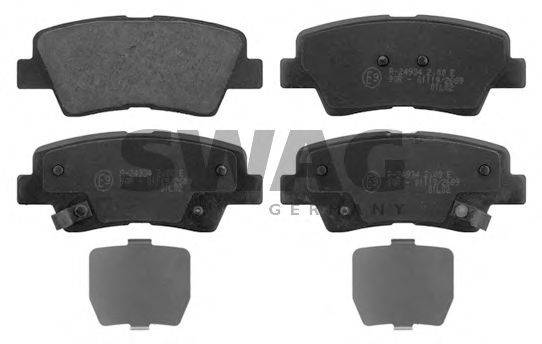 Комплект гальмівних колодок, дискове гальмо