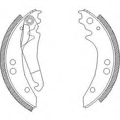 Комплект гальмівних колодок
