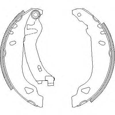 Комплект гальмівних колодок