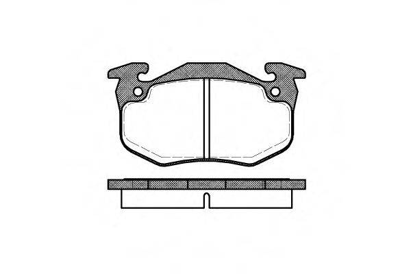Комплект гальмівних колодок, дискове гальмо