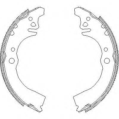 Комплект гальмівних колодок