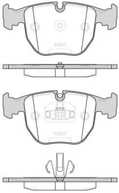 Комплект гальмівних колодок, дискове гальмо