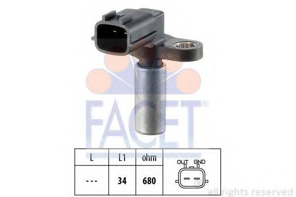 Датчик імпульсів; Датчик імпульсів, маховик; Датчик, положення розподільного валу