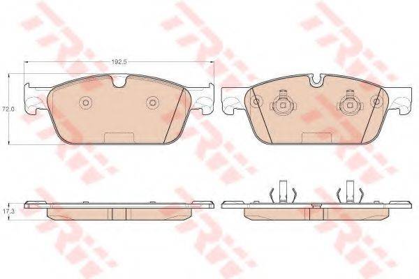 Комплект гальмівних колодок, дискове гальмо