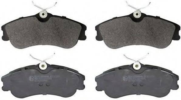 Комплект гальмівних колодок, дискове гальмо