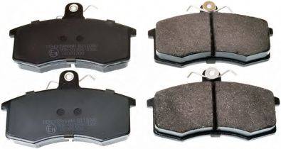 Комплект гальмівних колодок, дискове гальмо