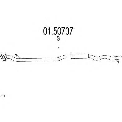 Середній глушник вихлопних газів
