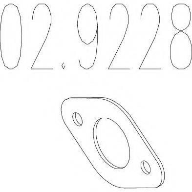 Прокладка, труба вихлопного газу