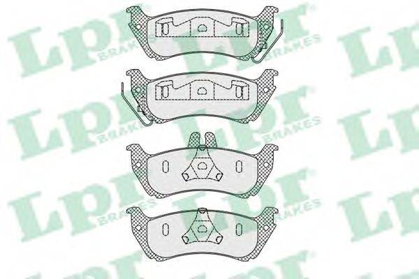 Комплект гальмівних колодок, дискове гальмо