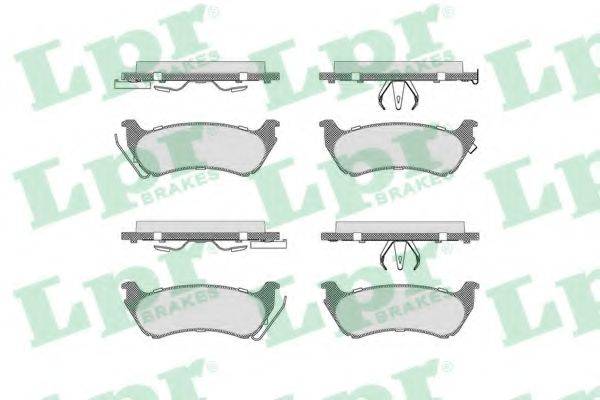 Комплект гальмівних колодок, дискове гальмо