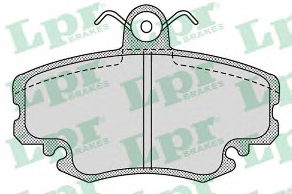 Комплект гальмівних колодок, дискове гальмо