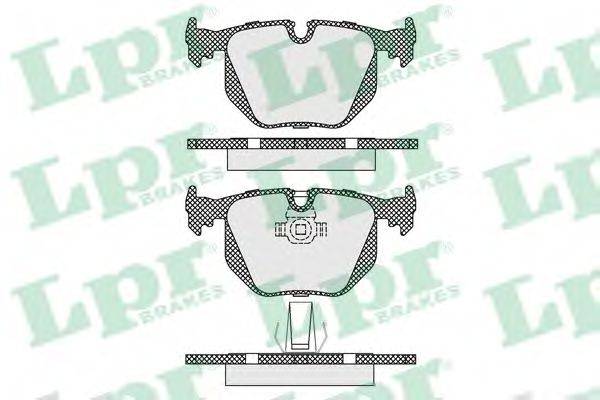 Комплект гальмівних колодок, дискове гальмо