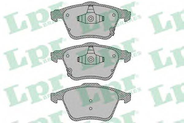 Комплект гальмівних колодок, дискове гальмо